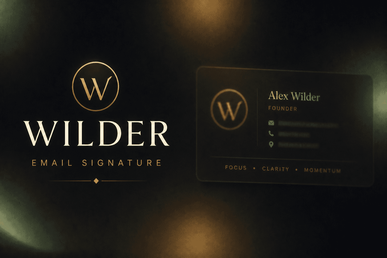 Wilder Email Signature Generator cover
