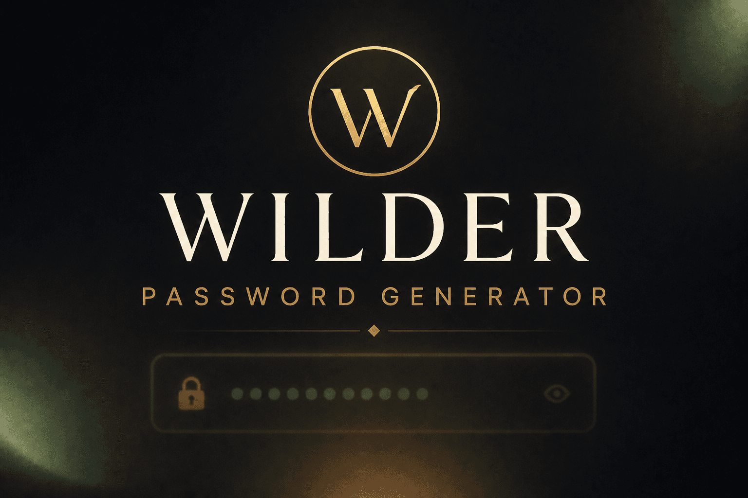 Wilder Password Generator cover
