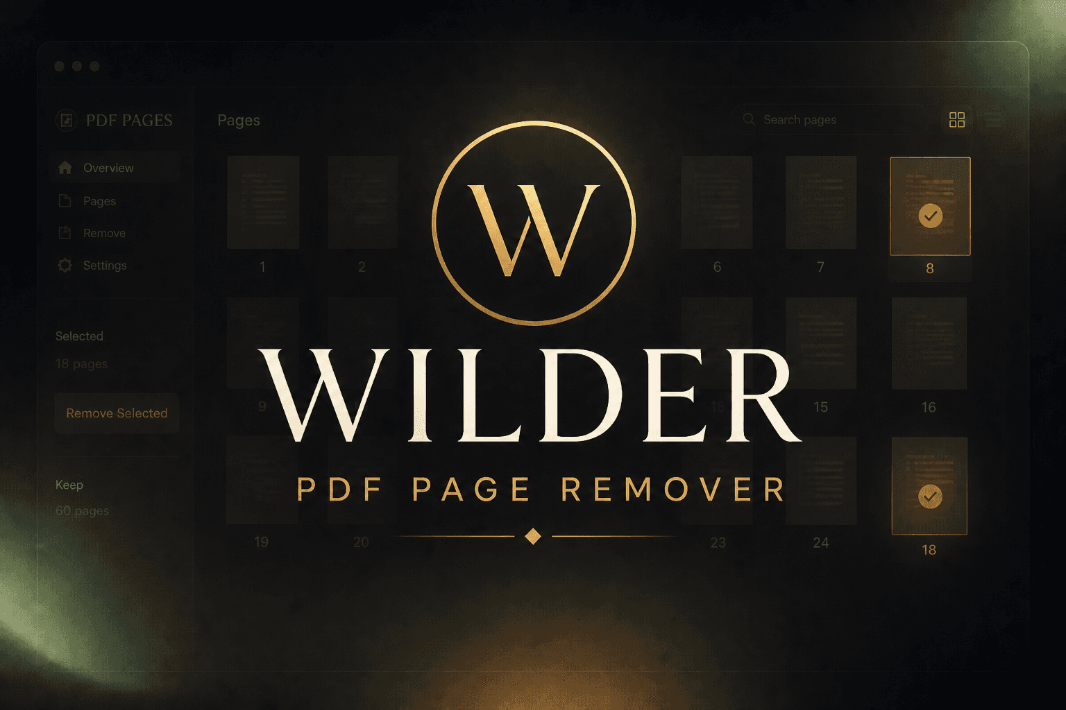 Wilder PDF Page Remover cover