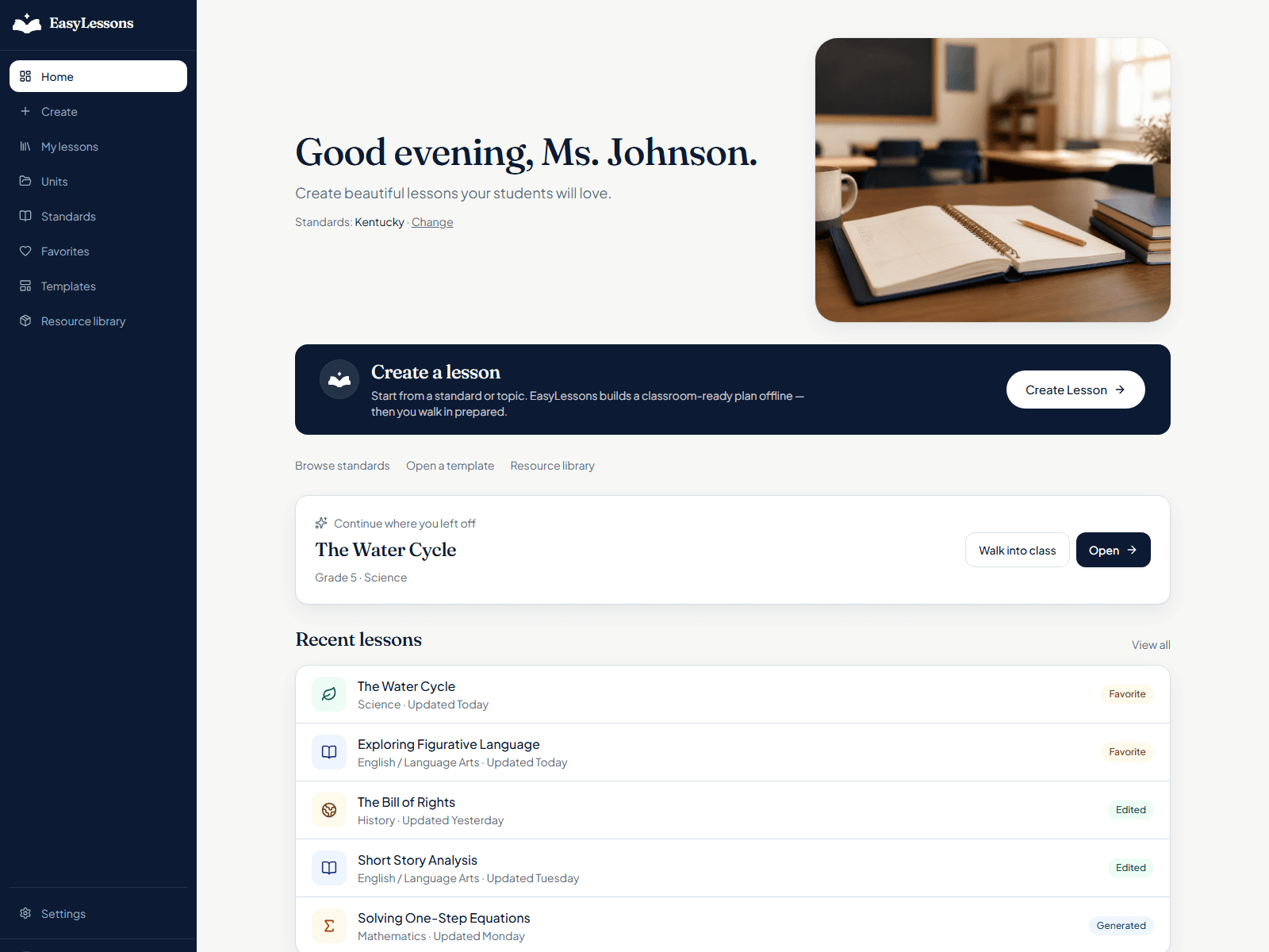 EasyLessons screenshot 03