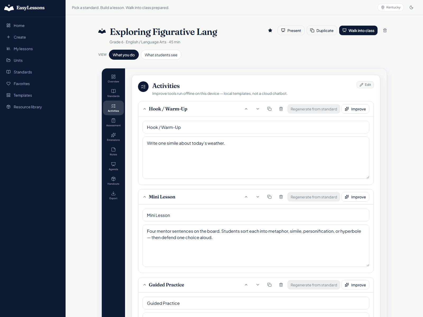 EasyLessons screenshot 04