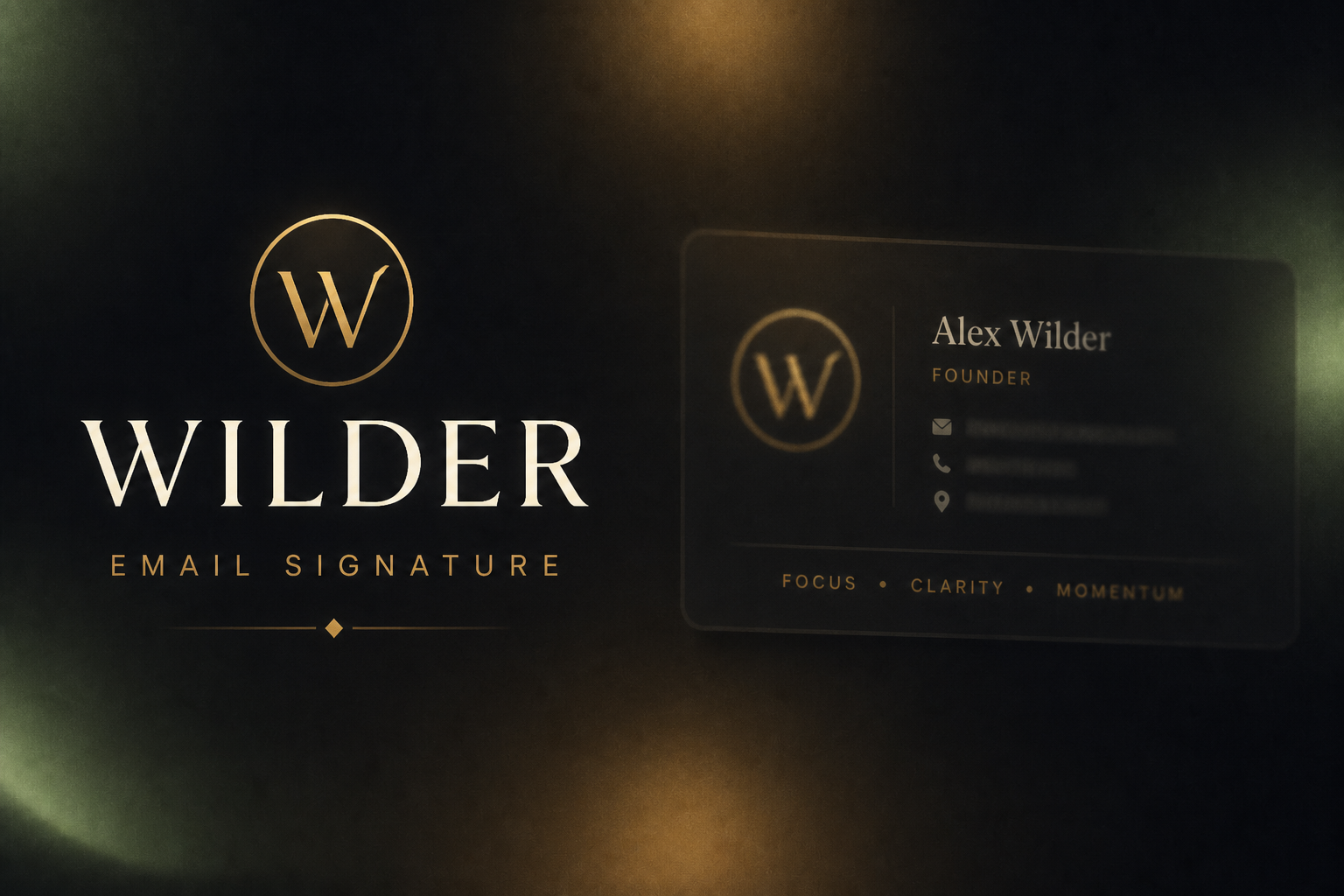 Wilder Email Signature Generator cover