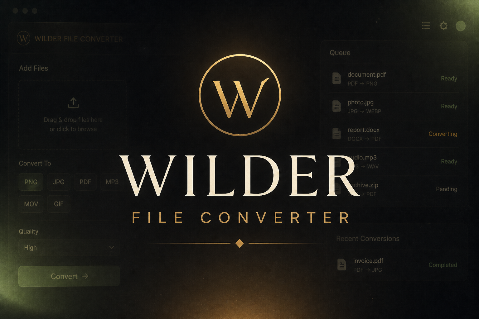 Wilder File Converter cover