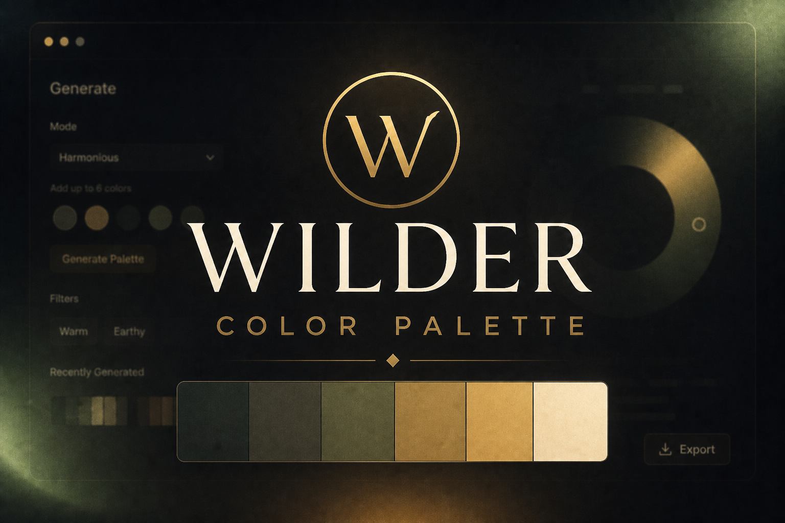 Wilder Workspace (Desktop Edition) wilder color palette generator