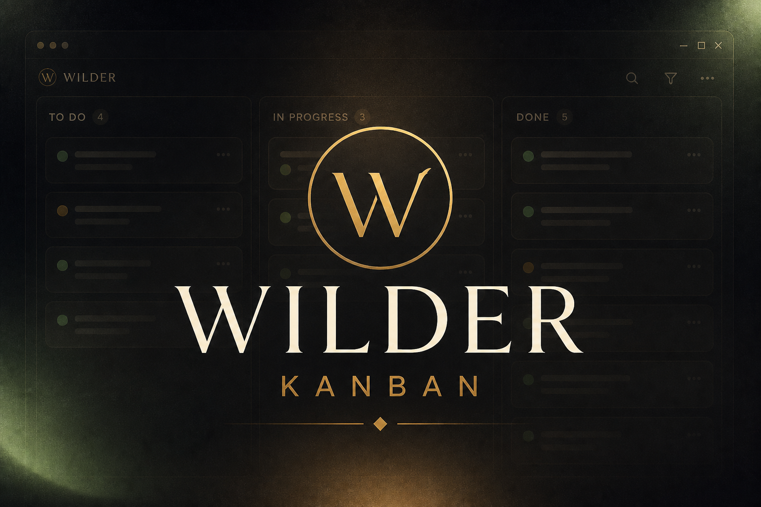 Wilder Workspace (Desktop Edition) wilder kanban board