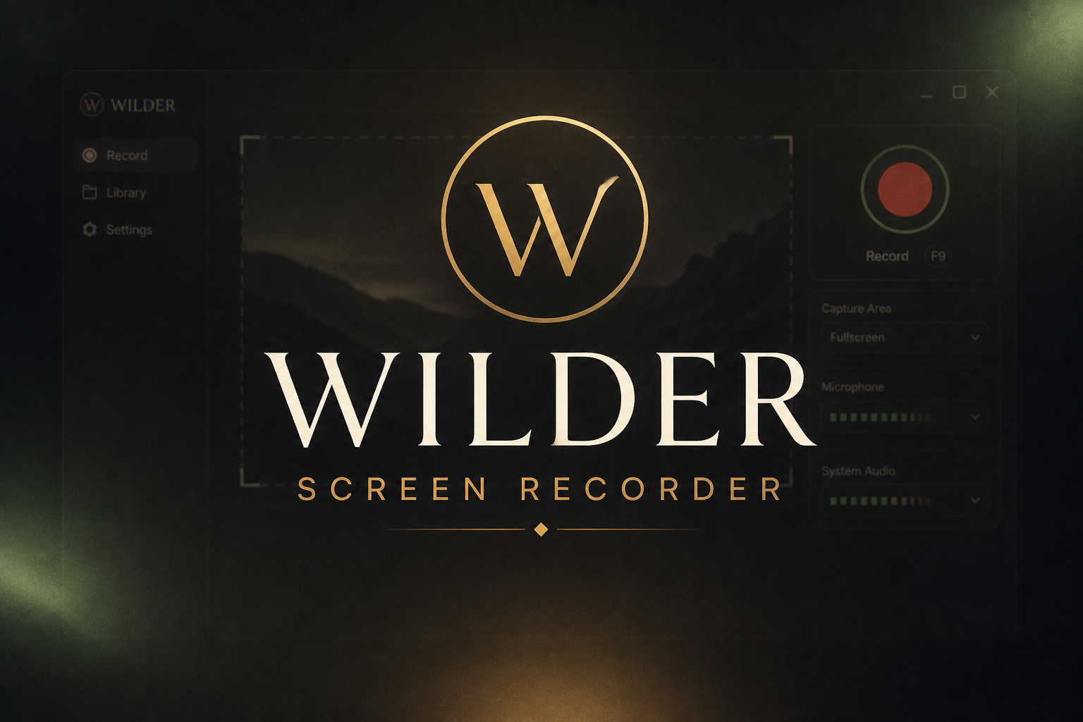 Wilder Workspace (Desktop Edition) wilder screen recorder