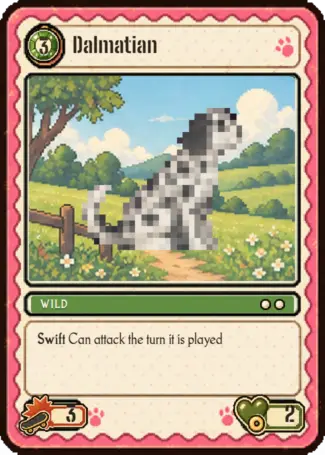 Dalmatian (card)