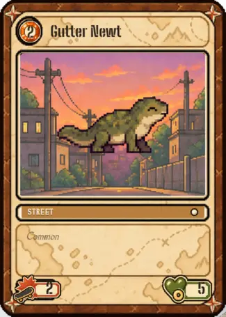 Gutter Newt (card)