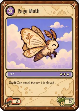 Page Moth (card)