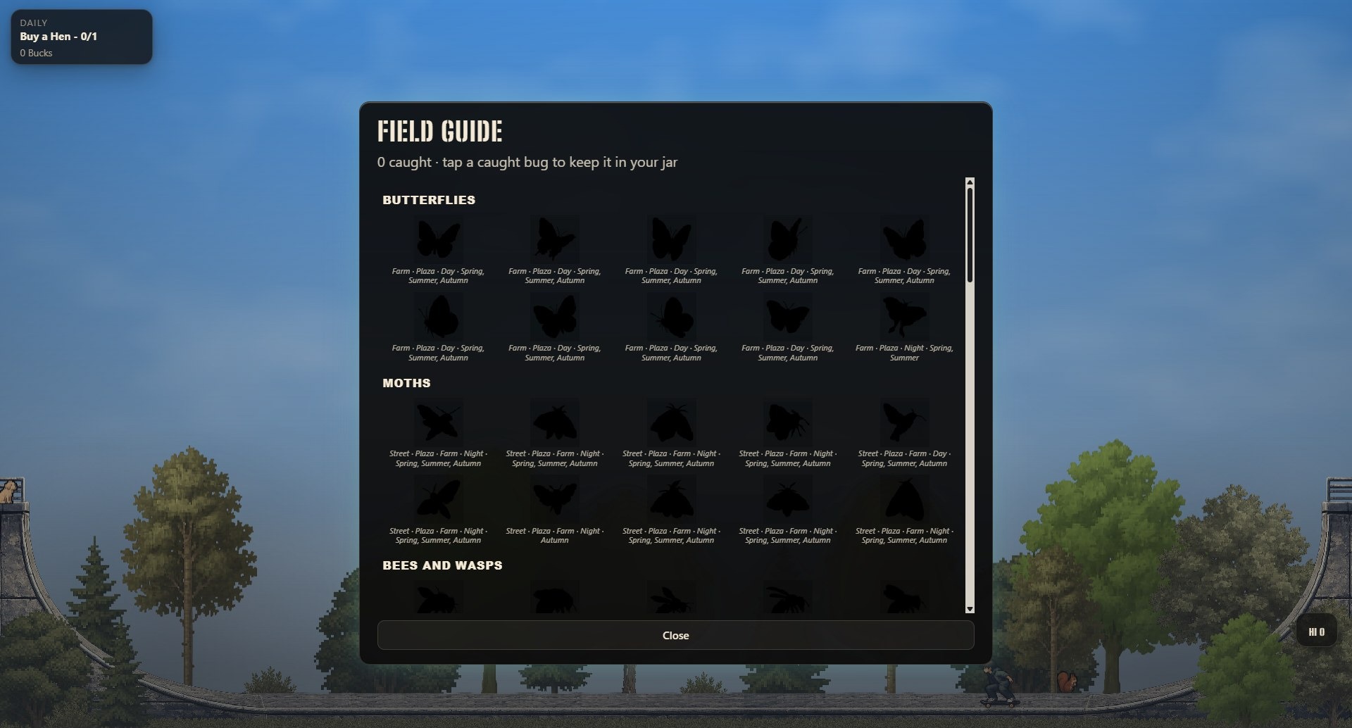 Collecting Bugs